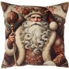Clayre & Eef NCH21 Kussensloop 45x45 cm Beige en Rood