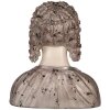 Clayre & Eef 6PR5548 Decoratieve Buste Vrouw 27x15x30 cm Beige-Bruin