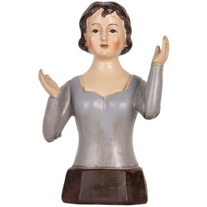 Clayre & Eef 6PR5554 Decoratieve Buste Vrouw 12x9x20...