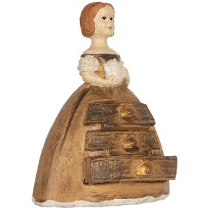 Clayre & Eef 6PR5558 Sieradenkist Vrouw 16x11x20 cm...