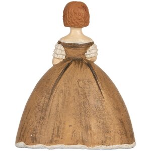 Clayre & Eef 6PR5558 Sieradenkist Vrouw 16x11x20 cm Bruin-Beige