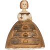 Clayre & Eef 6PR5558 Sieradenkist Vrouw 16x11x20 cm Bruin-Beige