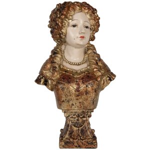Clayre & Eef 6PR5563 Decoratie Buste Vrouw Beige...