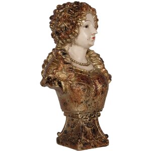 Clayre & Eef 6PR5563 Decoratie Buste Vrouw Beige...