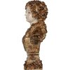 Clayre & Eef 6PR5563 Decoratie Buste Vrouw Beige Bruin 18x12x30 cm