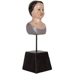 Clayre & Eef 6PR5564 Decoratie Buste Vrouw 11x11x34...