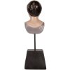 Clayre & Eef 6PR5564 Decoratie Buste Vrouw 11x11x34 cm Beige-Bruin