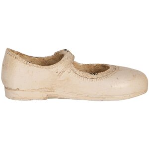 Clayre & Eef 6PR5571 Decoratieschoen 15x6x5 cm Beige