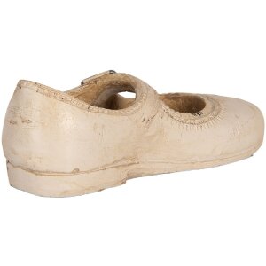 Clayre & Eef 6PR5571 Decoratieschoen 15x6x5 cm Beige