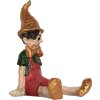 Clayre & Eef 6PR5573 Pinocchio 13x13x19 cm beige-rood