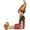 Clayre & Eef 6PR5573 Pinocchio 13x13x19 cm beige-rood