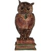 Clayre & Eef 6PR5579 Spaarvarken Uil 16x15x35 cm