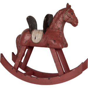 Clayre & Eef 6PR5580 Decoratie Schommelpaard 39x12x33 cm Roze