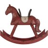 Clayre & Eef 6PR5580 Decoratie Schommelpaard 39x12x33 cm Roze