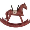 Clayre & Eef 6PR5580 Decoratie Schommelpaard 39x12x33 cm Roze