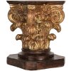 Clayre & Eef 6PR5581 Sokkel 12x12x16 cm Bruin-Goud