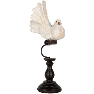 Clayre & Eef 6PR5586 Decoratie Vogel 15x11x36 cm