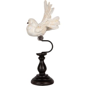 Clayre & Eef 6PR5586 Decoratie Vogel 15x11x36 cm