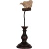 Clayre & Eef 6PR5587 Decoratie Vogel 12x7x21 cm Beige Bruin