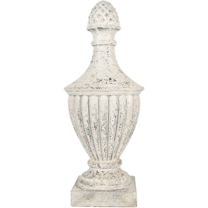 Clayre & Eef 5MG0065 Decoratie Ornament 26x26x64 cm Beige Grijs