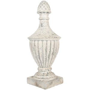 Clayre & Eef 5MG0065 Decoratie Ornament 26x26x64 cm Beige Grijs