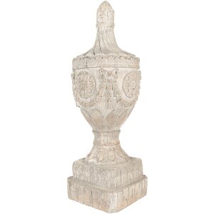 Clayre & Eef 5MG0066 Decoratie Ornament 25x25x75 cm Beige