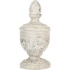 Clayre & Eef 5MG0067 Decoratie Ornament Ø 22x48 cm Beige Grijs