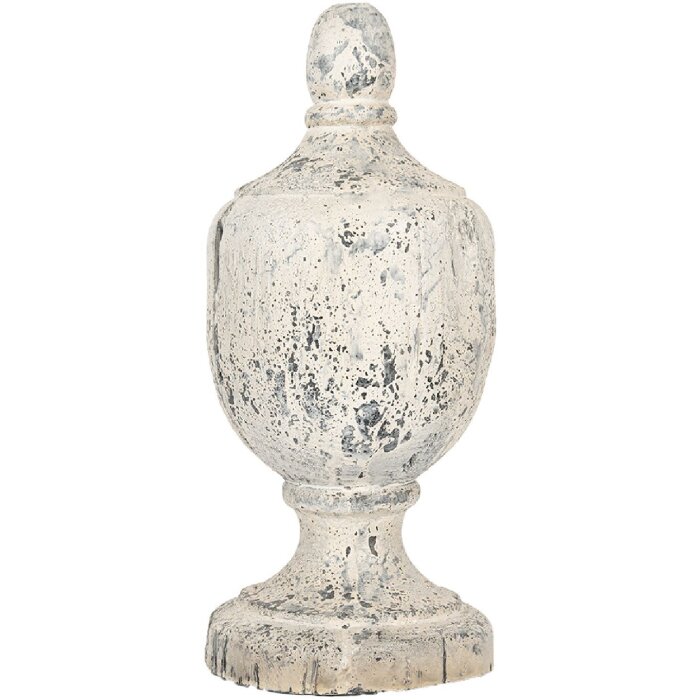 Clayre & Eef 5MG0068 Decoratie Ornament Beige-Grijstint Ø 19x45 cm