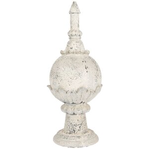 Clayre & Eef 5MG0069 Decoratie Ornament Beige Grijs Ø 24x61 cm