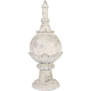 Clayre & Eef 5MG0069 Decoratie Ornament Beige Grijs Ø 24x61 cm