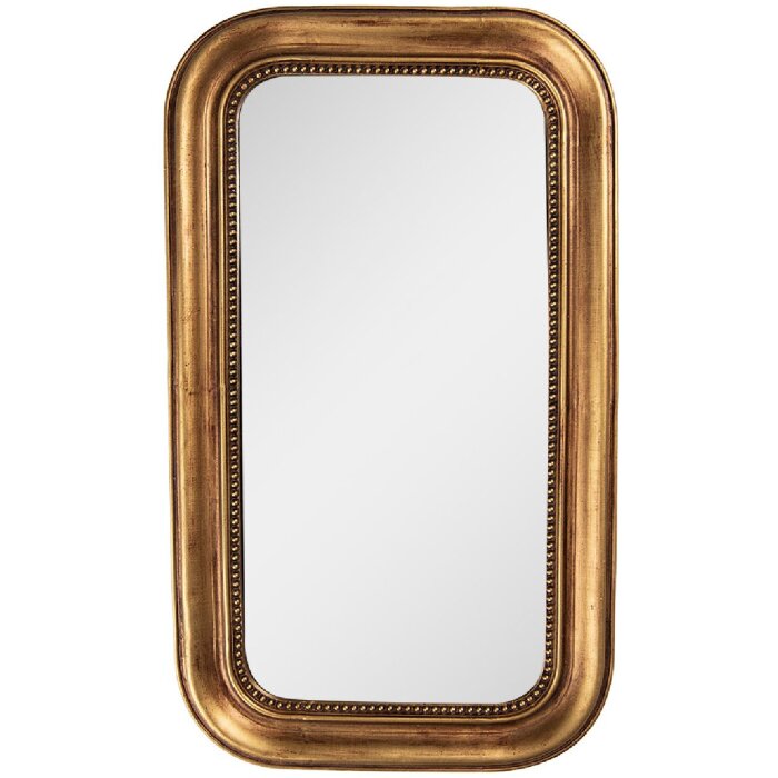 Clayre & Eef 62S312 Spiegel 21x2x36 cm Goudkleurig
