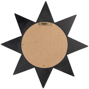 Clayre & Eef 62S313 Wandspiegel Ø 27x2 cm Bruin