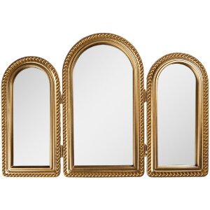 Clayre & Eef 62S315 Spiegel 50x2x35 cm Goudkleurig