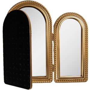 Clayre & Eef 62S315 Spiegel 50x2x35 cm Goudkleurig