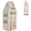 Clayre & Eef 6CE2175M Decoratie Huis met LED 7x6x19 cm