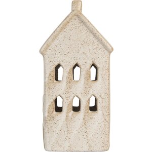 Clayre & Eef 6CE2176L Decoratie Huis met LED 10x9x18 cm