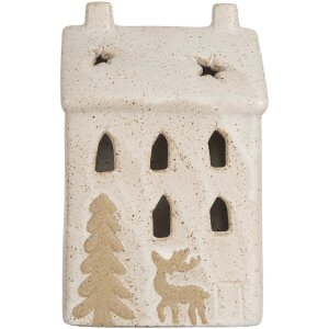 Clayre & Eef 6CE2176M Decoratie Huis met LED 9x7x15 cm