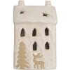 Clayre & Eef 6CE2176M Decoratie Huis met LED 9x7x15 cm