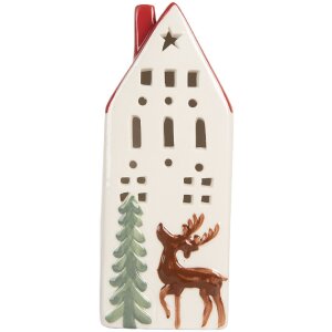 Clayre & Eef 6CE2177L Decoratie Huis met LED 7x6x19 cm