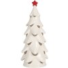 Clayre & Eef 6CE2178M Decoratieve Kerstboom met LED Ø 11x25 cm Wit/Rood