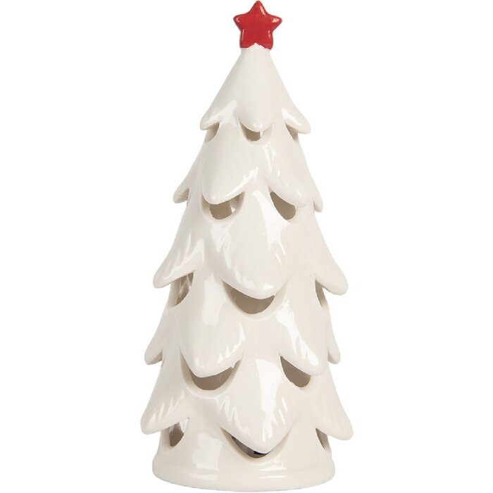 Clayre & Eef 6CE2178S Decoratieve Kerstboom met LED Ø 9x19 cm