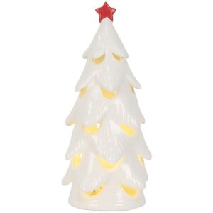 Clayre & Eef 6CE2178S Decoratieve Kerstboom met LED Ø 9x19 cm