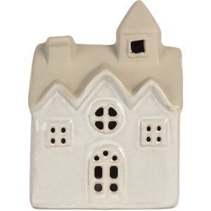Clayre & Eef 6CE2180 Decoratie Huis met LED 9x6x12 cm