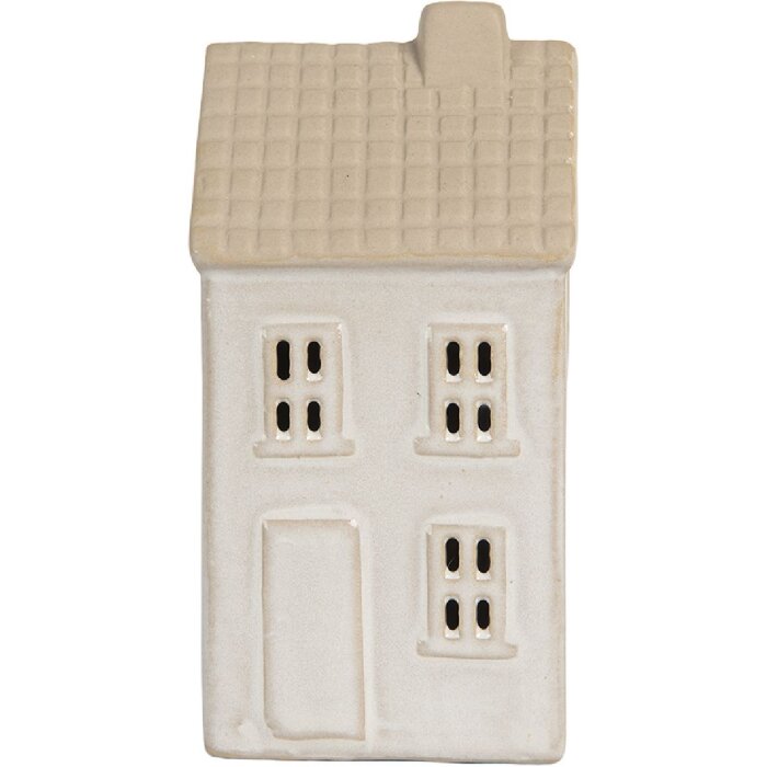 Clayre & Eef 6CE2181 Decoratie Huis met LED 6x5x11 cm