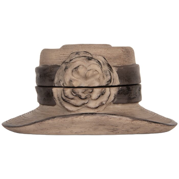 Clayre & Eef 6PR5545 Sieradenkist Hut Ø 22x11 cm