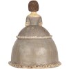 Clayre & Eef 6PR5547 Decoratie Vrouw 19x16x22 cm Beige/Grijs