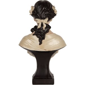 Clayre & Eef 6PR5550 Decoratie Buste Vrouw 18x12x31 cm Beige/Bruin
