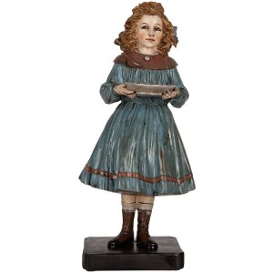 Clayre & Eef 6PR5551 Decoratie Vrouw 15x14x31 cm...