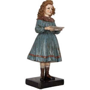 Clayre & Eef 6PR5551 Decoratie Vrouw 15x14x31 cm...