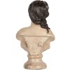 Clayre & Eef 6PR5553 Decoratieve Buste Vrouw 12x8x20 cm Beige-Bruin